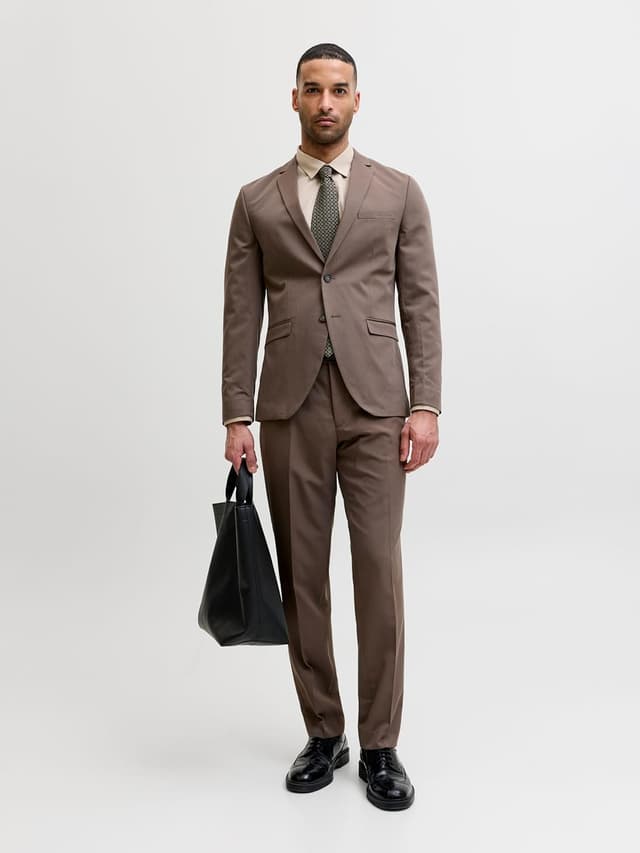 Detalle de JACK & JONES Male Einreihiger Blazer und Hose JPRFRANCO Super Slim Fit Anzug