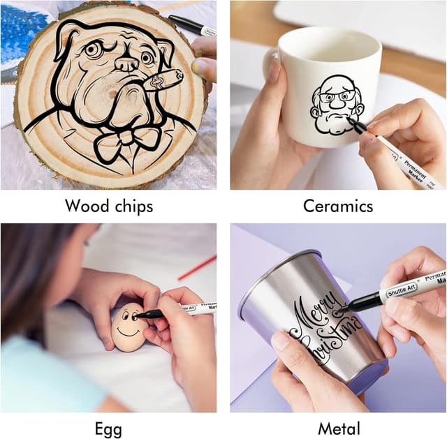 Thumbnail 6 de Shuttle Art 24 Permanentmarker 24 Stück 🖊