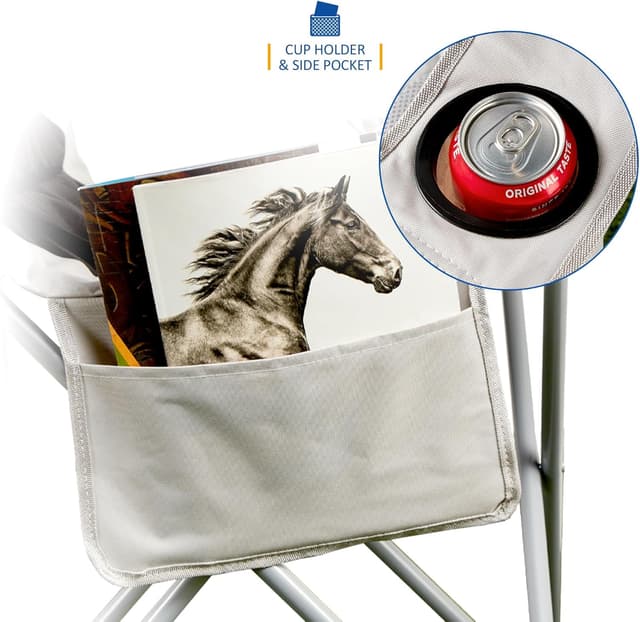 Thumbnail 5 de SUNMER Padded Camping Chairs set of 2 120kg