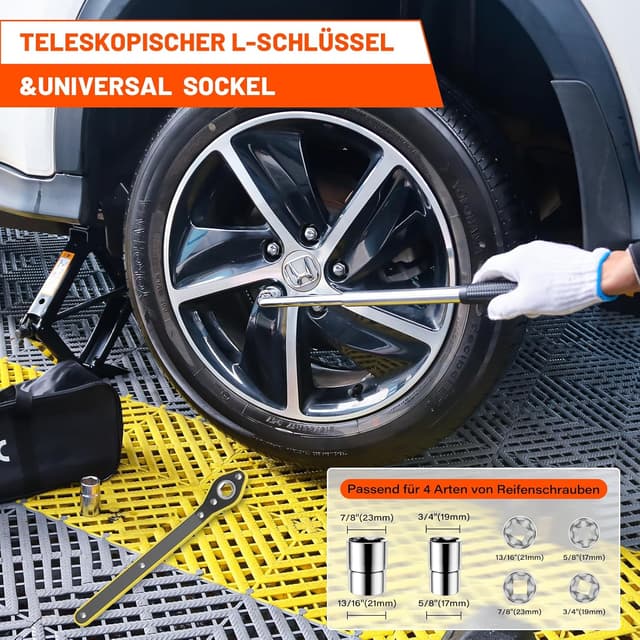 Detalle 2 de IMAYCC Cric voiture 2,5T 2500 kg