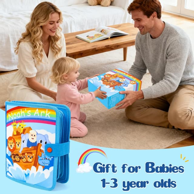 Thumbnail 5 de Wdmiya Busy Board Libro Montessori sensoriale 1 anno