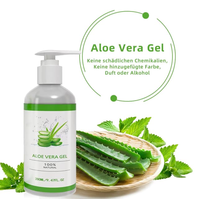 Detalle 2 de Aloe Vera Gel 280 ml für Gesicht