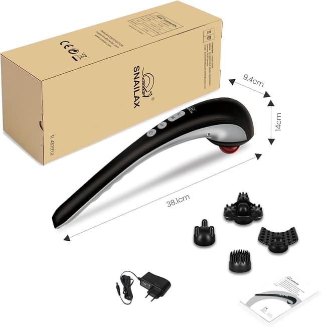 Thumbnail 6 de Snailax Massaggiatore Palmare a Percussione senza fili con calore