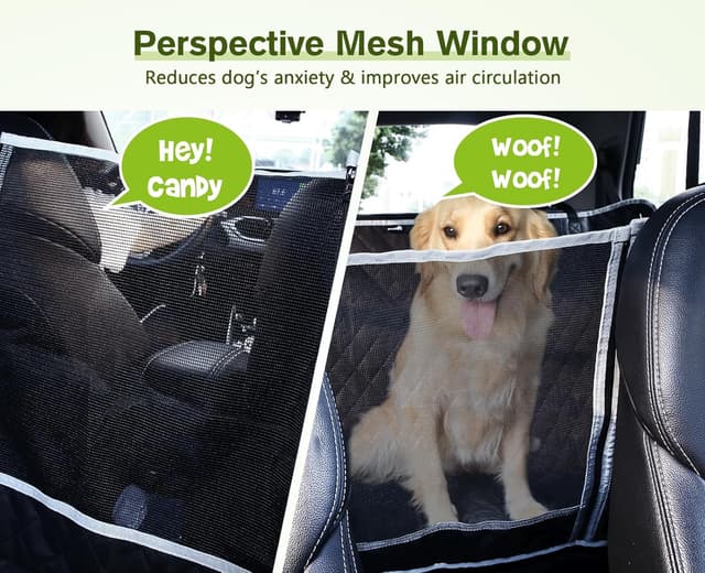 Thumbnail 1 de Pecute Dog Car Seat Cover for Dogs 146x136cm 🛫