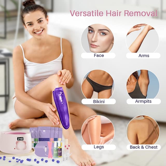 Detalle 2 de BLITZWAX Brazilian and Bikini Waxing Kit, 6 Packs