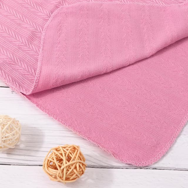 Thumbnail 6 de DRESHOW newborn receiving blanket set with bow hat and bow headband for girls