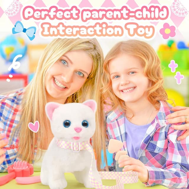 Thumbnail 5 de Tagitary Plush Walking Meowing Toy Cat