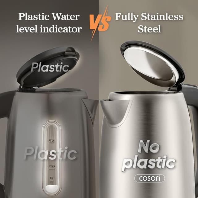 Detalle de COSORI electric kettle 1.7L for fast boiling