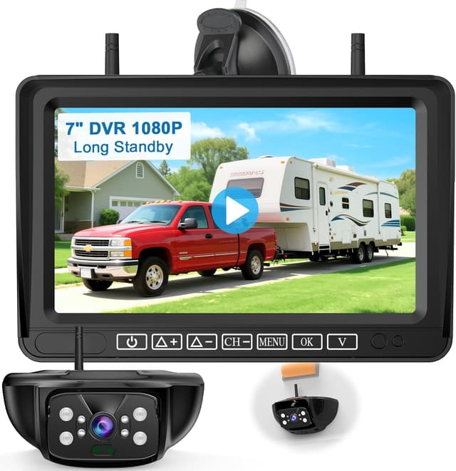 Detalle de Y31 7-Inch Wireless Backup Camera HD 1080P