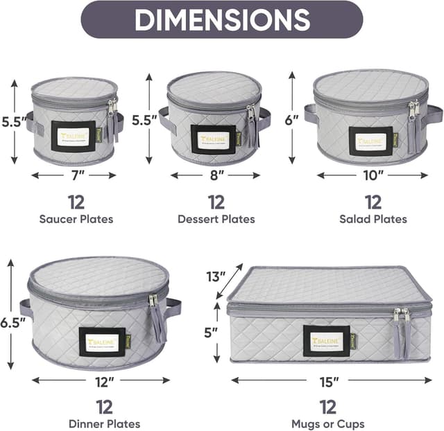 Thumbnail 3 de BALEINE China Storage Plate & Mug Organizer