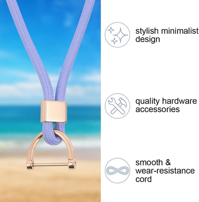 Thumbnail 2 de Vicloon Cordino da collo Viola 46,5 cm