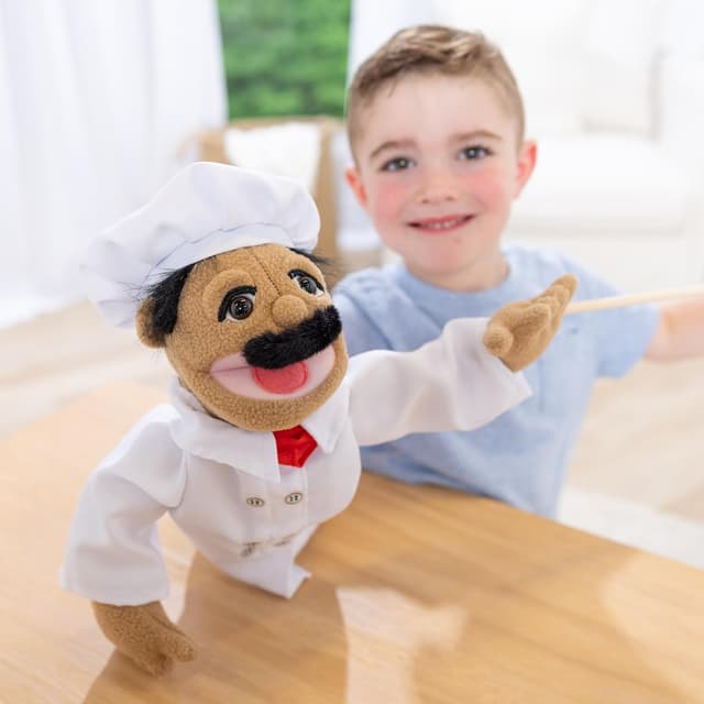 Thumbnail 1 de Melissa & Doug Marionnette Chef 38 cm