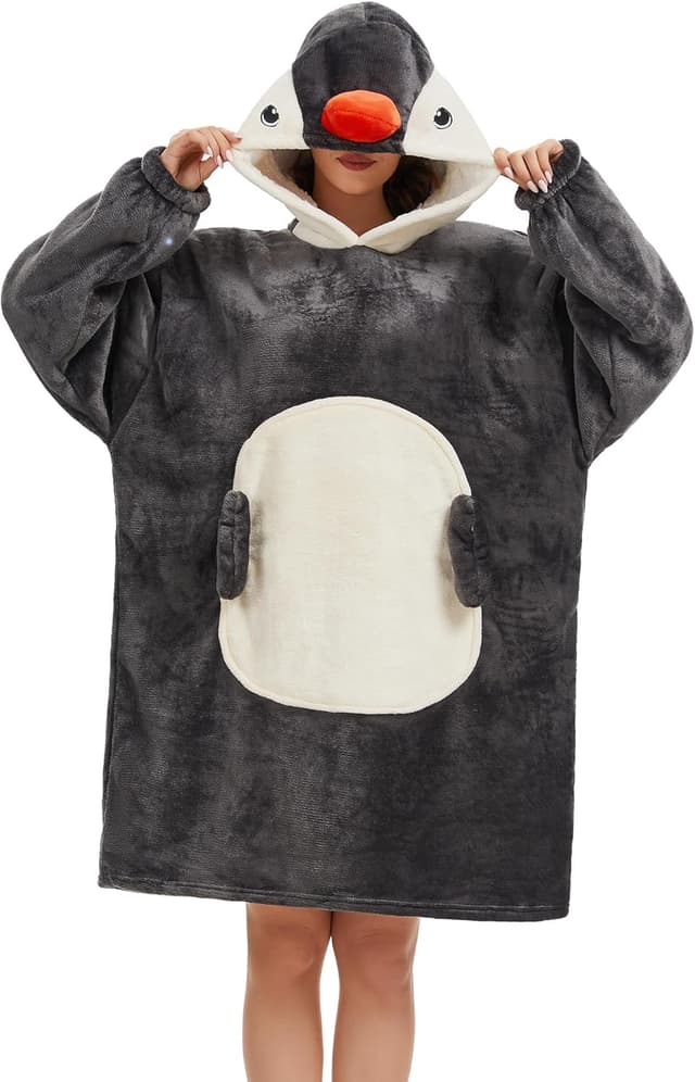 Imagen de LATH.PIN Plaid à manches sweat à capuche en OfertitasTOP