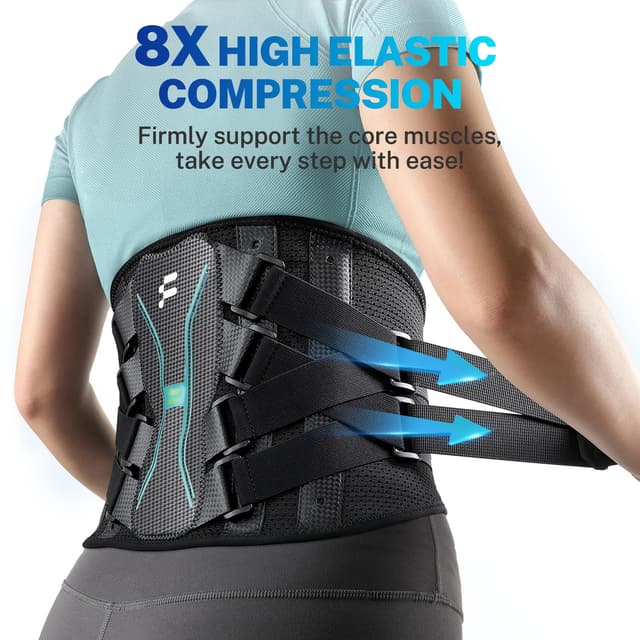 Thumbnail 6 de Fitomo Fascia Lombare Supporto Schiena 3D con cuscino in memory foam e stecche in fibra di carbonio