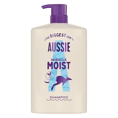 Imagen de Aussie Miracle Moist Champú 1000 ml para cabello seco y quebradizo en OfertitasTOP