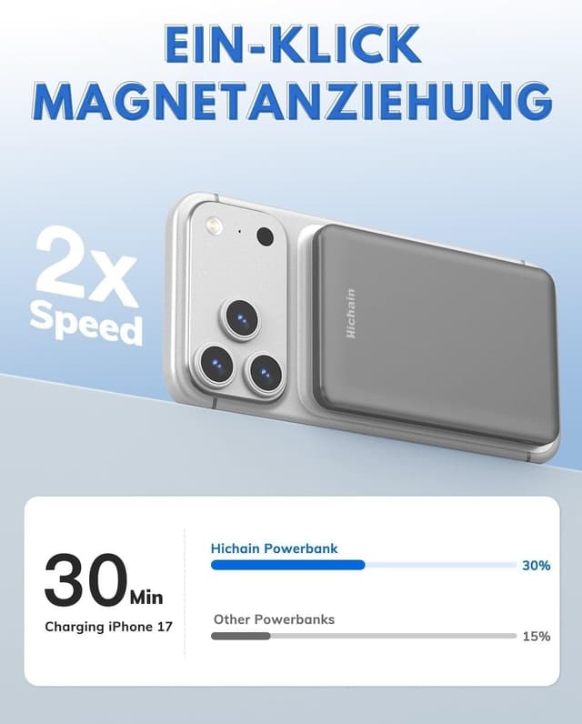 Thumbnail 5 de Hichain Magnetische Powerbank 5000mAh