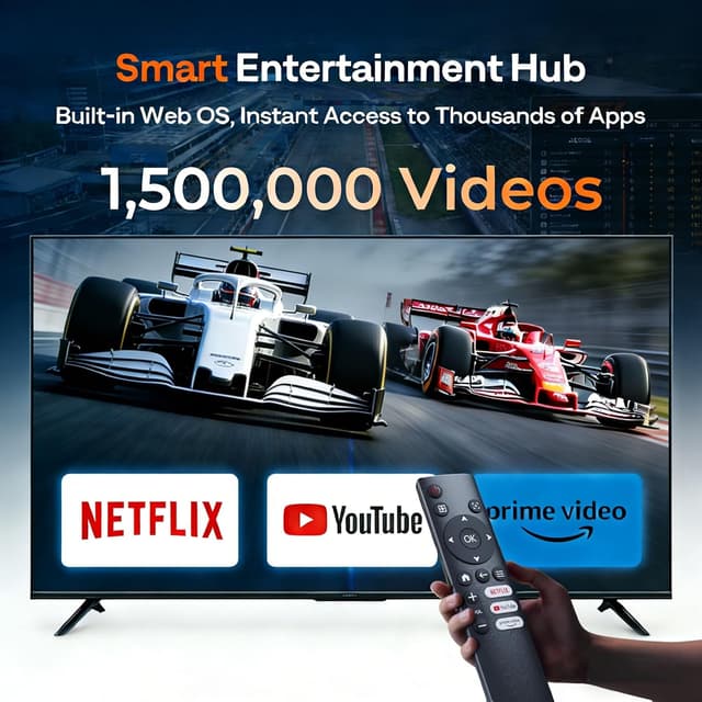 Detalle 2 de BoldEver Mini Projector 500 ANSI Lumens with WiFi 6 📽