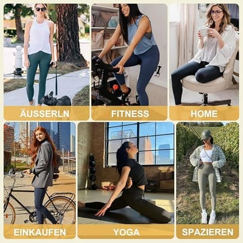 Detalle 2 de Gayhay 3er Pack Leggings Damen High Waist