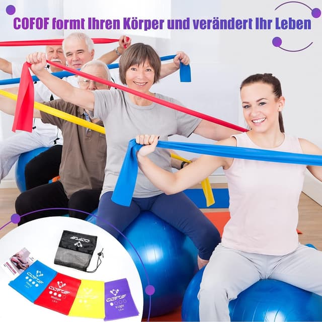 Thumbnail 6 de COFOF FitnessbĂ€nder 1,8 m đïžâ