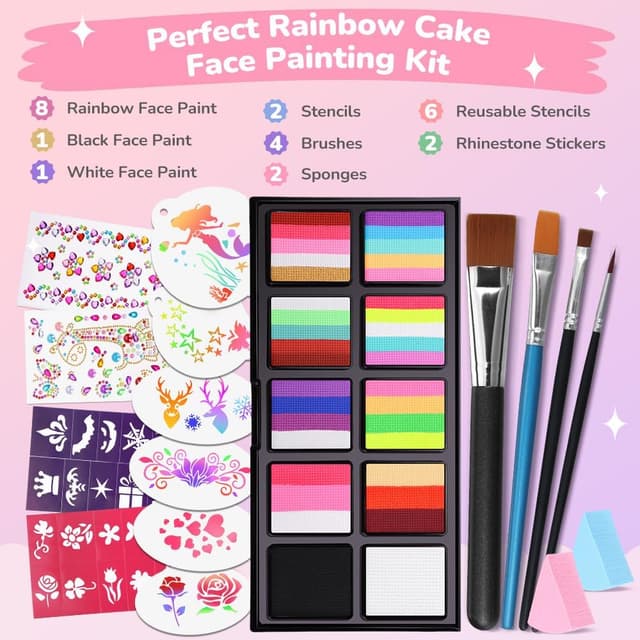 Detalle 2 de Janolia Palette maquillage enfant, 36 couleurs