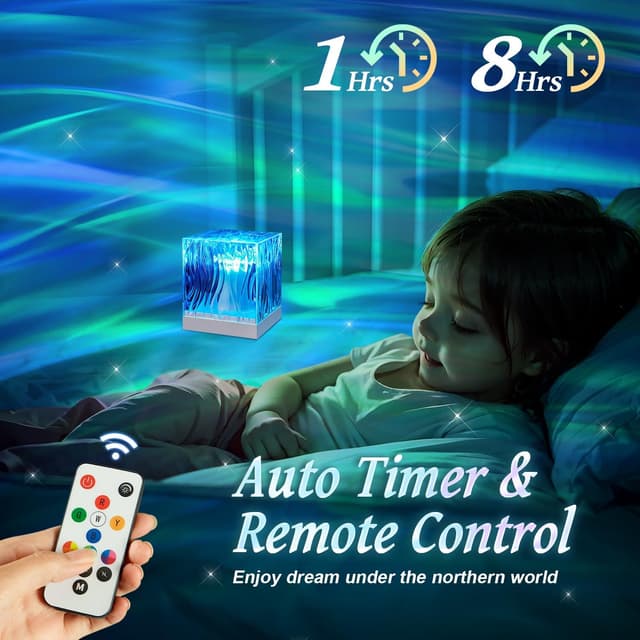 Detalle 2 de Galaxy Projector Northern Lights 18‑colour