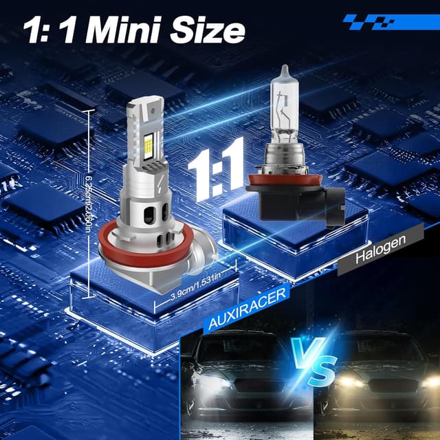 Thumbnail 1 de AUXIRACER H11 LED 35000LM 6500K