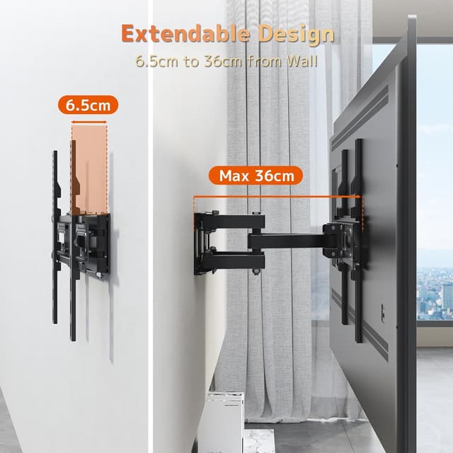 Detalle 1 de PUTORSEN TV Wandhalterung für 32-70 Zoll bis 50 kg