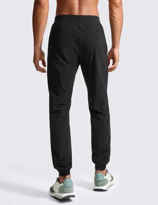 Detalle 2 de CRZ YOGA Pantaloni sportivi da corsa leggeri da uomo Nero (XL)