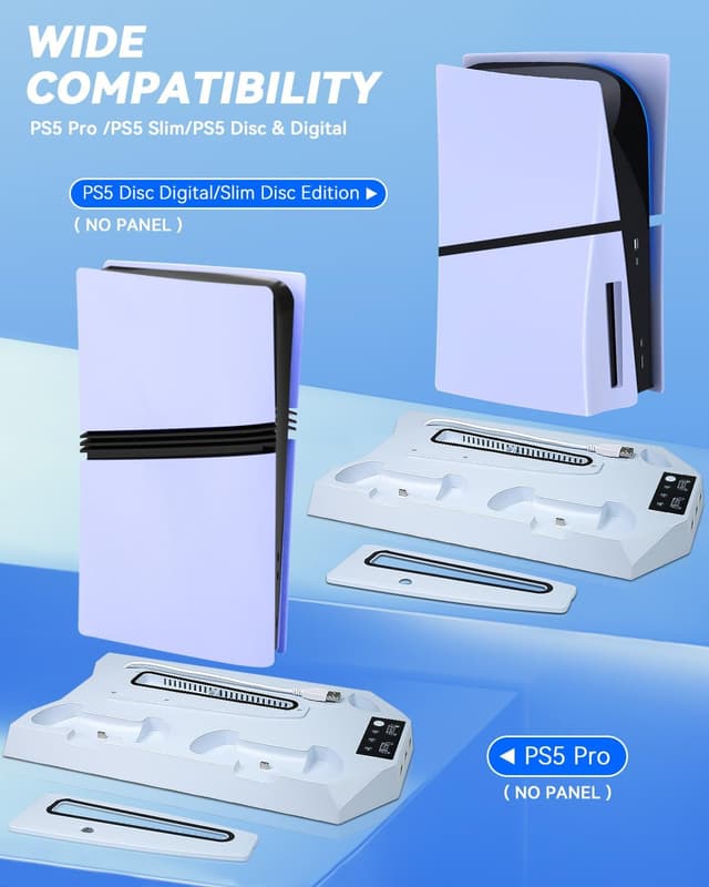 Detalle 2 de Sehawei PS5 Ständer 3-stufig