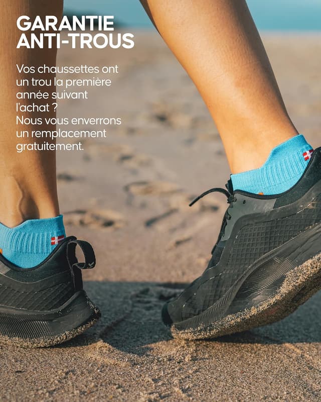 Thumbnail 3 de DANISH ENDURANCE Chaussettes running 3 ou 5 paires