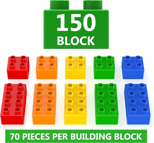 Thumbnail 3 de WYSWYG Große Bausteine-Set 150 Teile