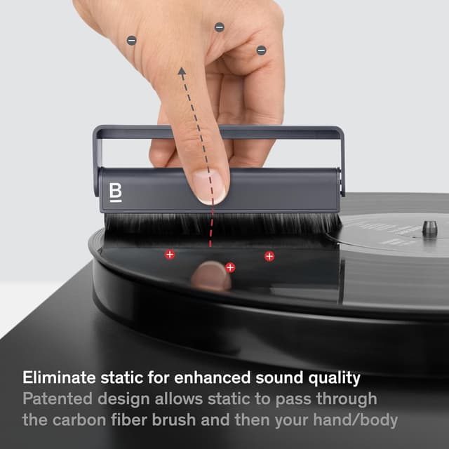 Detalle 2 de Boundless Audio Vinyl Record Cleaning Kit (8-in-1) with Carbon Fiber & Velvet Brushes, Stylus Cleaner & Storage Case