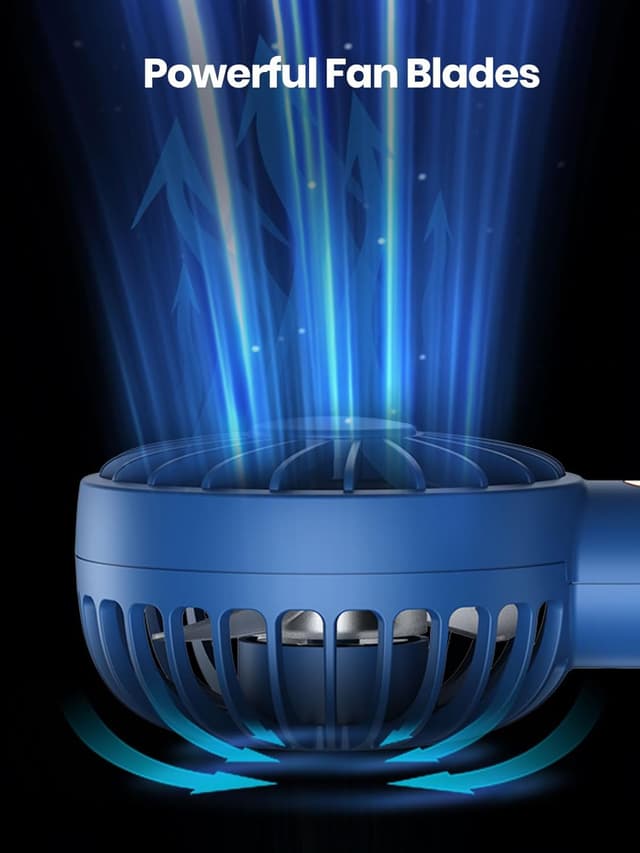 Thumbnail 2 de Warmco 2 Pack Mini Portable Handheld Fan