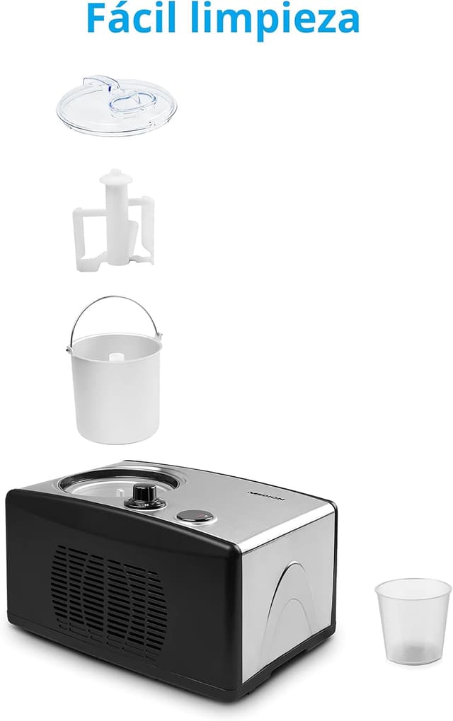 Detalle 2 de MEDION Heladera con compresor 1.5L 🍦 MD 18387