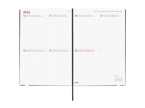 Thumbnail 4 de Finocam Agenda Dotted 16 meses 2025–2026 Negro