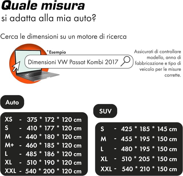 Thumbnail 6 de Upgrade4cars Telo Copriauto Anti-Grandine SXL 510×205×150 cm