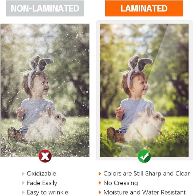 Thumbnail 2 de 120 Sheets A4 Laminating Pouches Gloss Finish