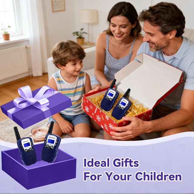 Detalle 2 de Retevis RT388 kids walkie talkies 79 g