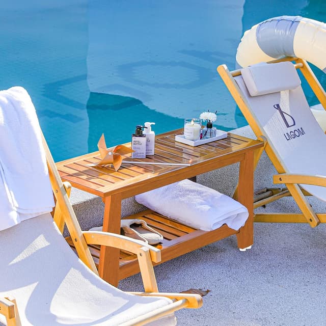 Detalle 2 de NNN 36" Teak Shower Bench ⚙