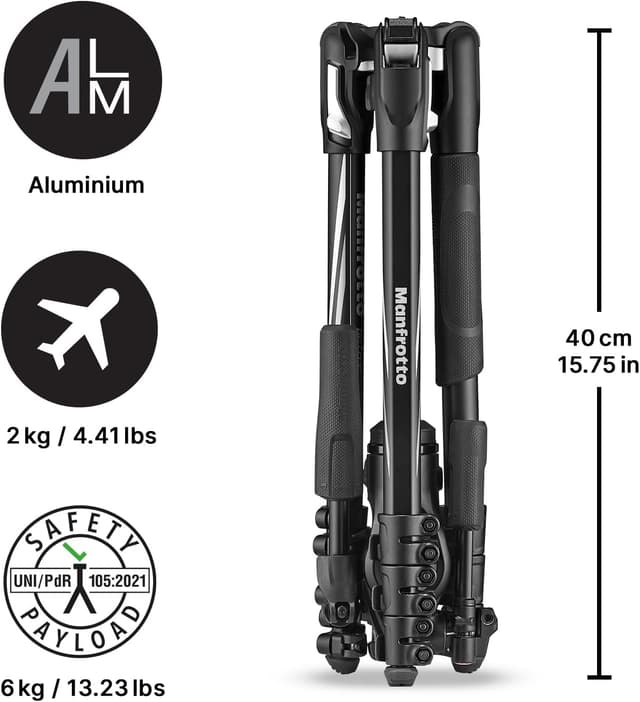 Thumbnail 3 de Manfrotto Befree Advanced treppiede 6 kg