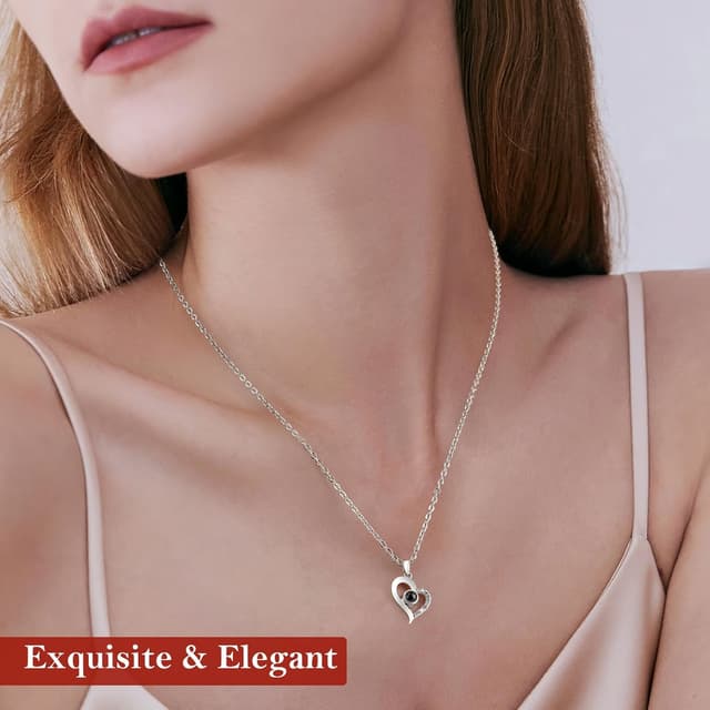 Thumbnail 4 de Emibele Rosa Preservada + Collar Plata S925 🎶 Regalo San Valentín