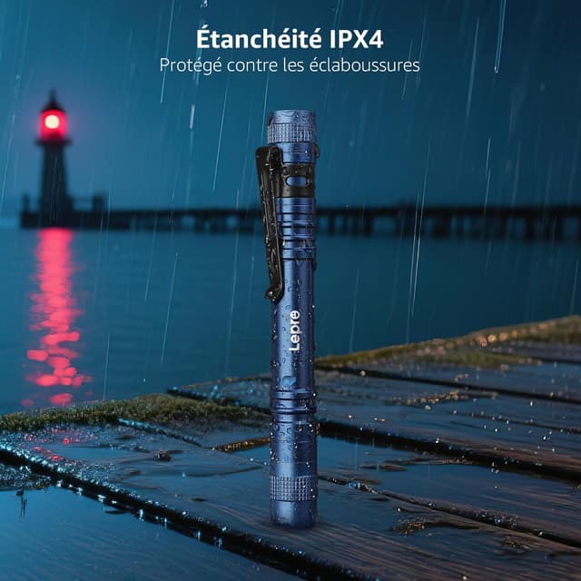 Thumbnail 3 de Lepro Lampe Torche Stylo 13 cm AAA Inclus