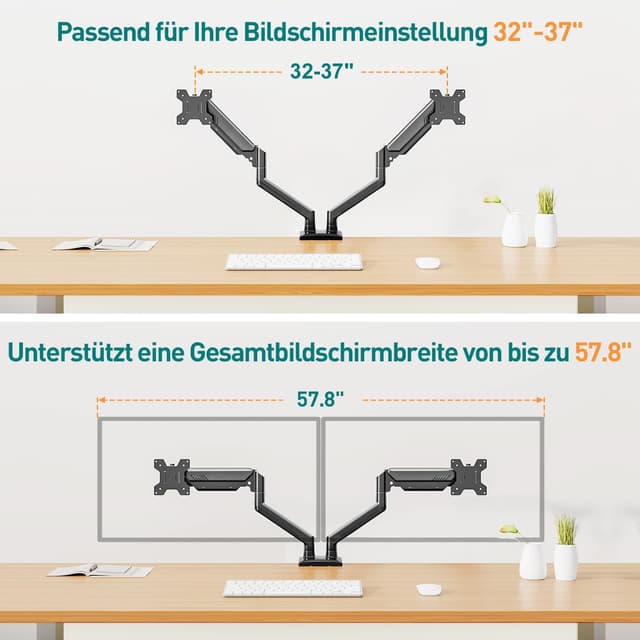 Thumbnail 6 de ELIVED Monitorarm für 13 bis 32 Zoll