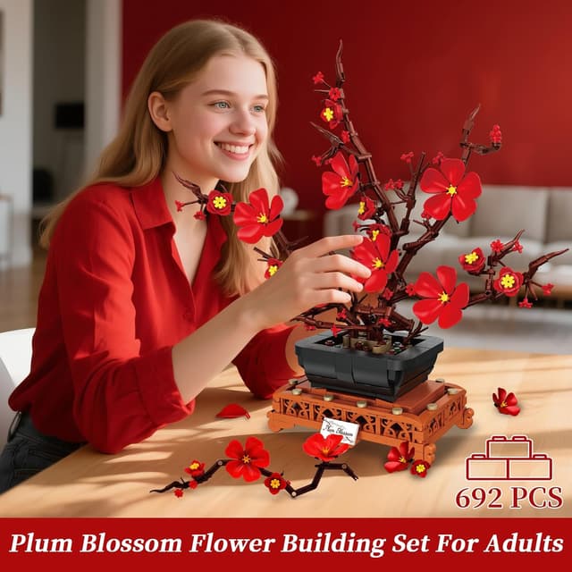 Detalle 2 de kiothdre Pflaumenblüte Bauset Blumen