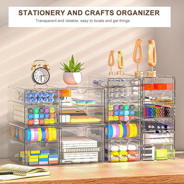 Detalle de GoMaihe Acryl Organizer 7 Schubladen