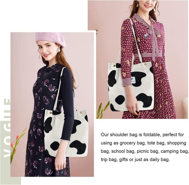 Thumbnail 5 de FITDON Cord Umhängetasche Groß