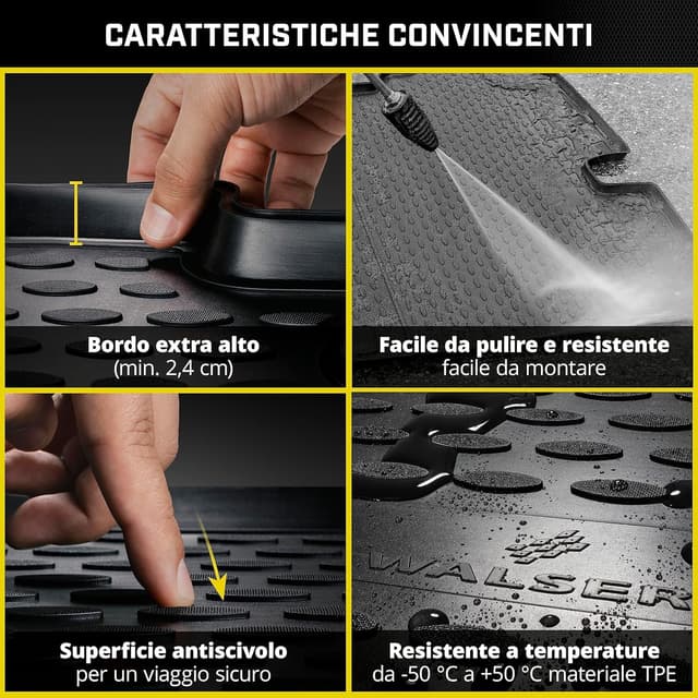 Detalle de Walser vasca baule XTR su misura per Dacia Duster Prima generazione (trazione anteriore) 2010-2018