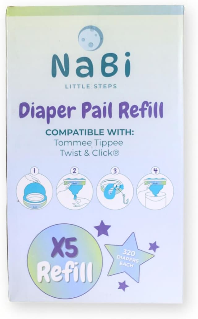 Detalle 2 de NABI LITTLE STEPS Ricariche 320 pannolini