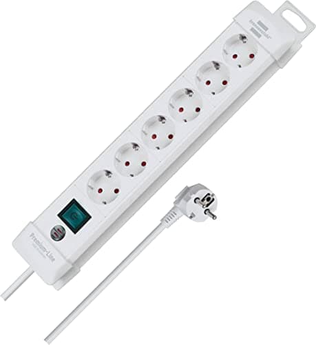 Imagen de Brennenstuhl Premium-Line regleta 6 tomas, 3 m 🔌 en OfertitasTOP