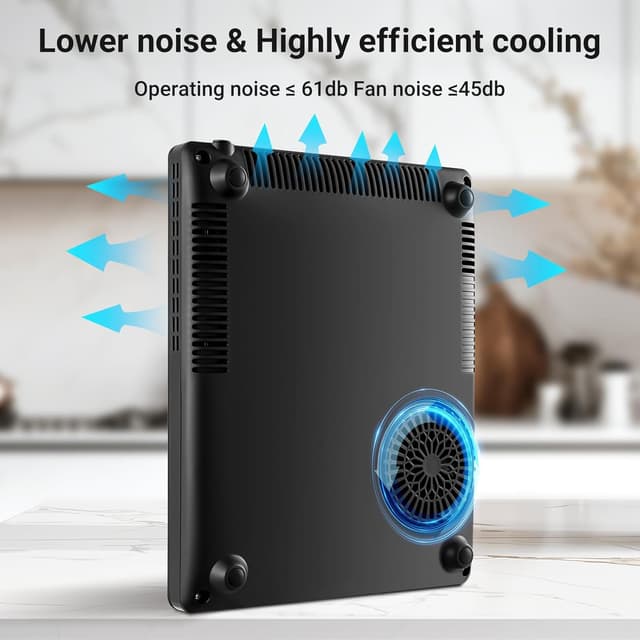 Thumbnail 6 de Aobosi Induktionskochfeld 2000W 1 Platte